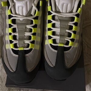 Neon green Air max 95’s